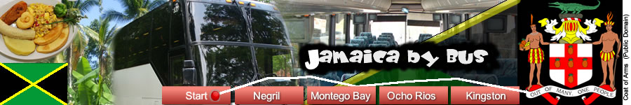 Image and navigation of Jamaica by bus tour from Negril to Kingston